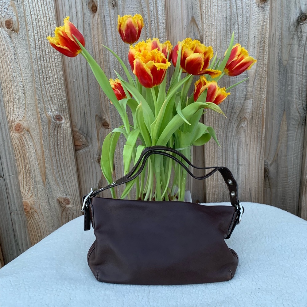 Coach Leather Shoulder Purse 1417 - Picture 2 of 7